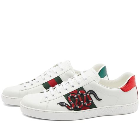 gucci snake diamond sneakers|Gucci snake sneakers men.